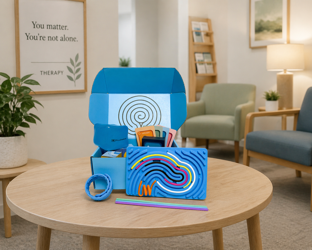 The Calm Kit by Pillowmint — Mindfulness System & Calming Card Game for Stress Relief